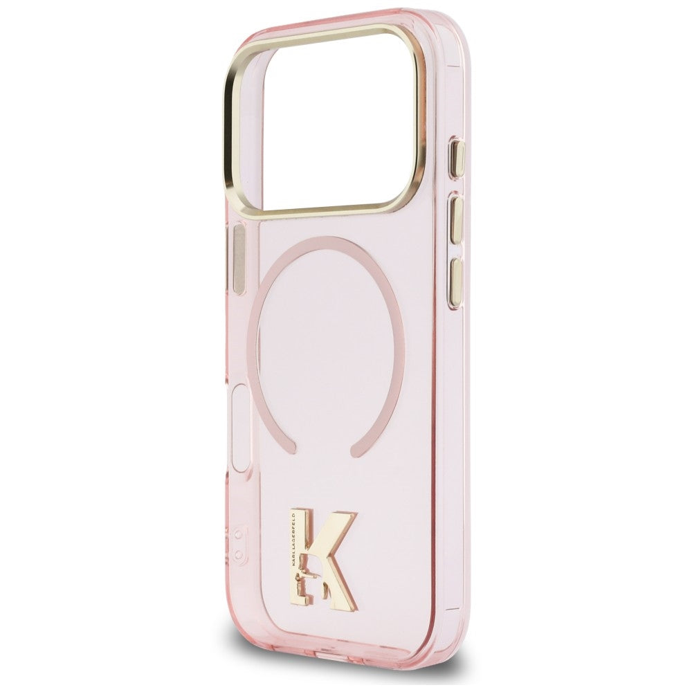 Husa de protectie Karl Lagerfeld compatibil cu iPhone 18 Pro / iPhone 17 Pro, Roz