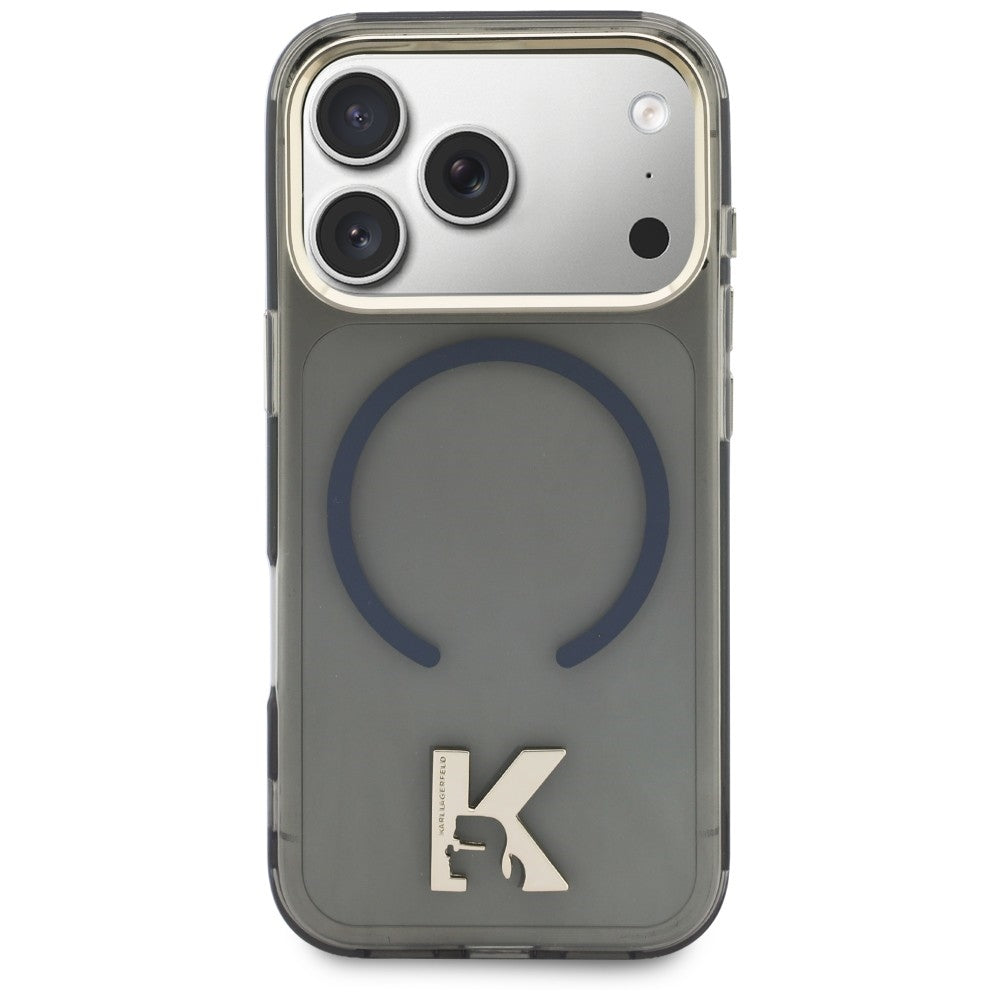 Husa de protectie Karl Lagerfeld compatibil cu iPhone 17 Pro / iPhone 18 Pro, Negru