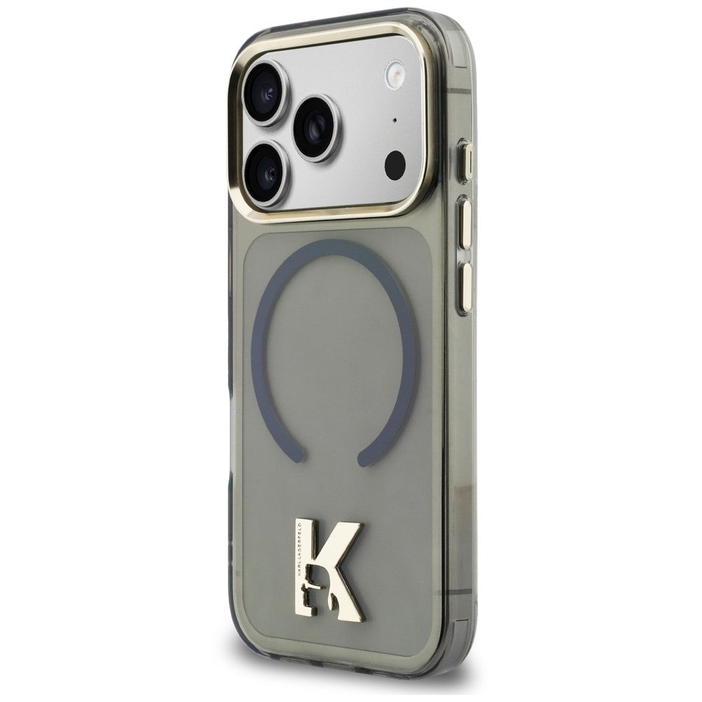 Husa de protectie Karl Lagerfeld compatibil cu iPhone 17 Pro / iPhone 18 Pro, Negru