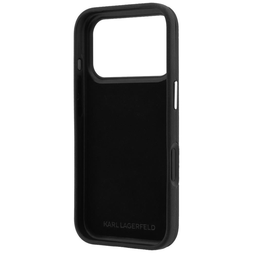 Husa de protectie Karl Lagerfeld Saffiano compatibil cu iPhone 18 Pro Max / iPhone 17 Pro Max, Negru