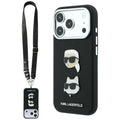 Husa de protectie Karl Lagerfeld Saffiano compatibil cu iPhone 18 Pro Max / iPhone 17 Pro Max, Negru