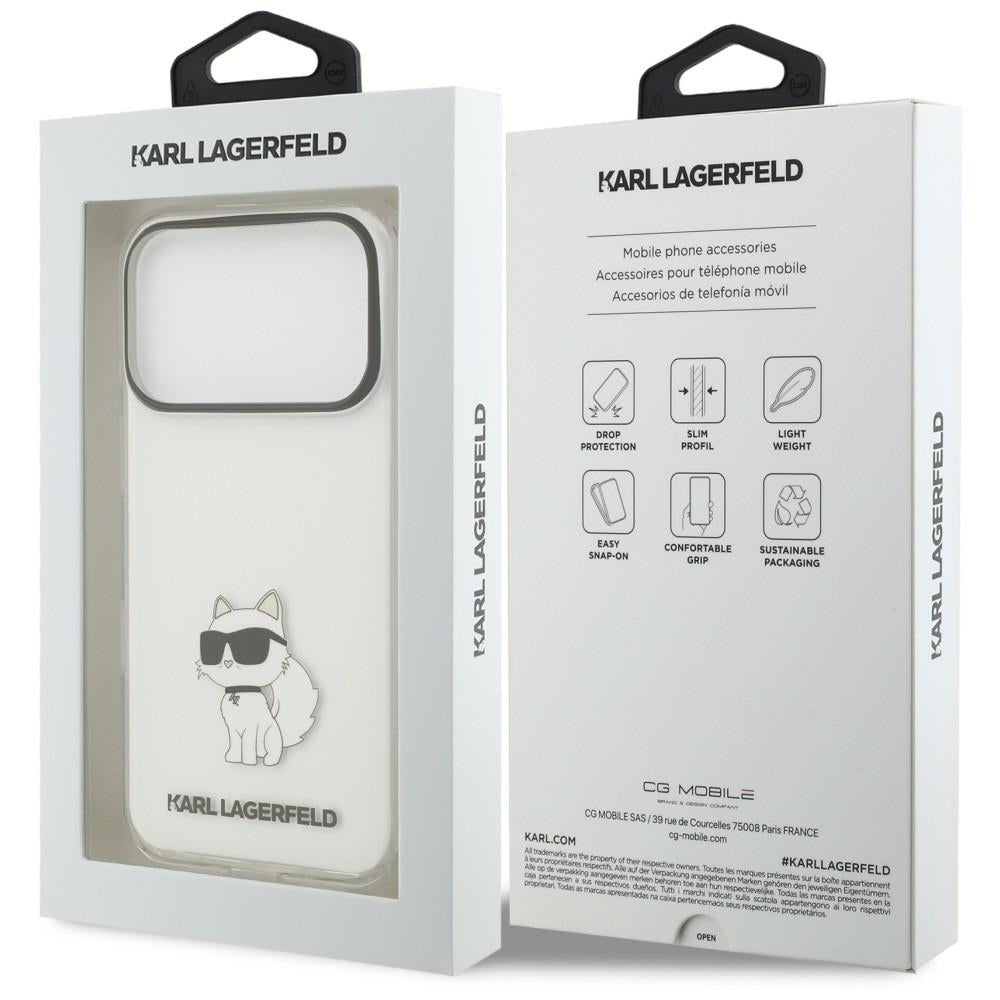 Husa de protectie Karl Lagerfeld compatibil cu iPhone 17 Pro Max / iPhone 18 Pro Max, Transparent