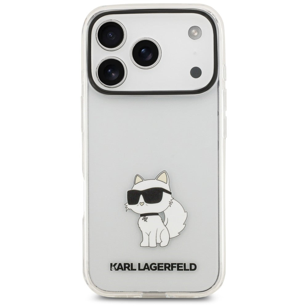 Husa de protectie Karl Lagerfeld compatibil cu iPhone 17 Pro Max / iPhone 18 Pro Max, Transparent