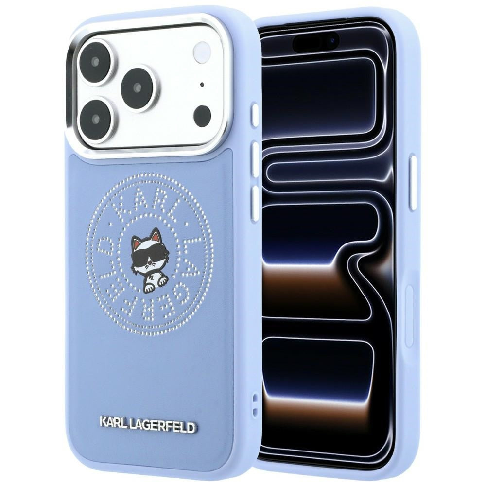 Husa de protectie Karl Lagerfeld compatibil cu iPhone 18 Pro Max / iPhone 17 Pro Max, Albastru