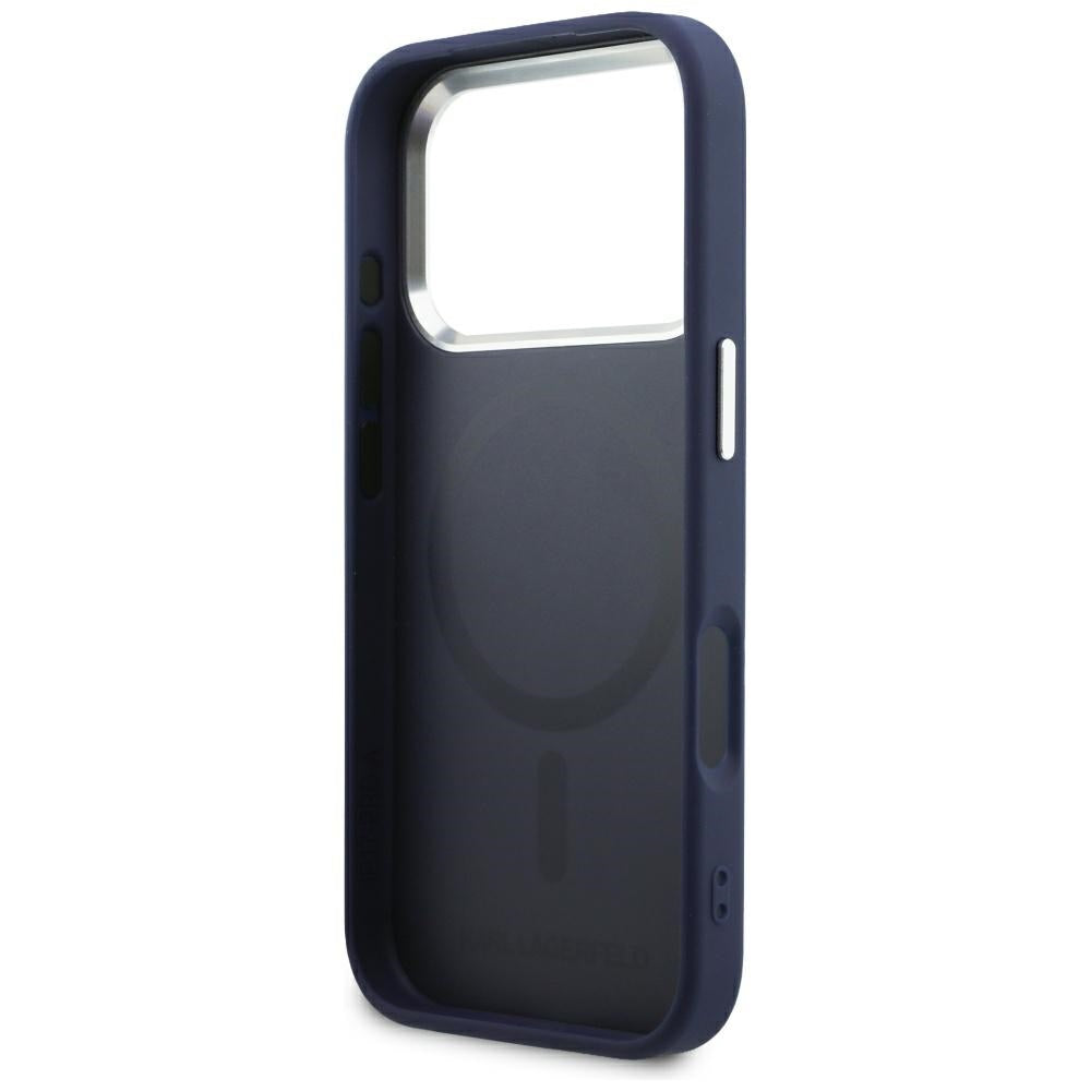 Husa de protectie Karl Lagerfeld compatibil cu iPhone 18 Pro / iPhone 17 Pro, Albastru