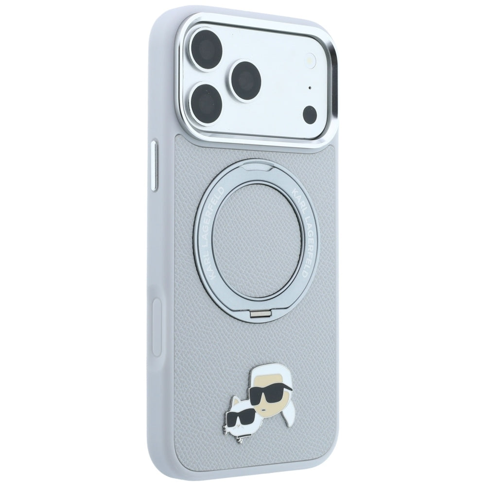 Husa de protectie Karl Lagerfeld compatibil cu iPhone 17 Pro Max / iPhone 18 Pro Max, Gri