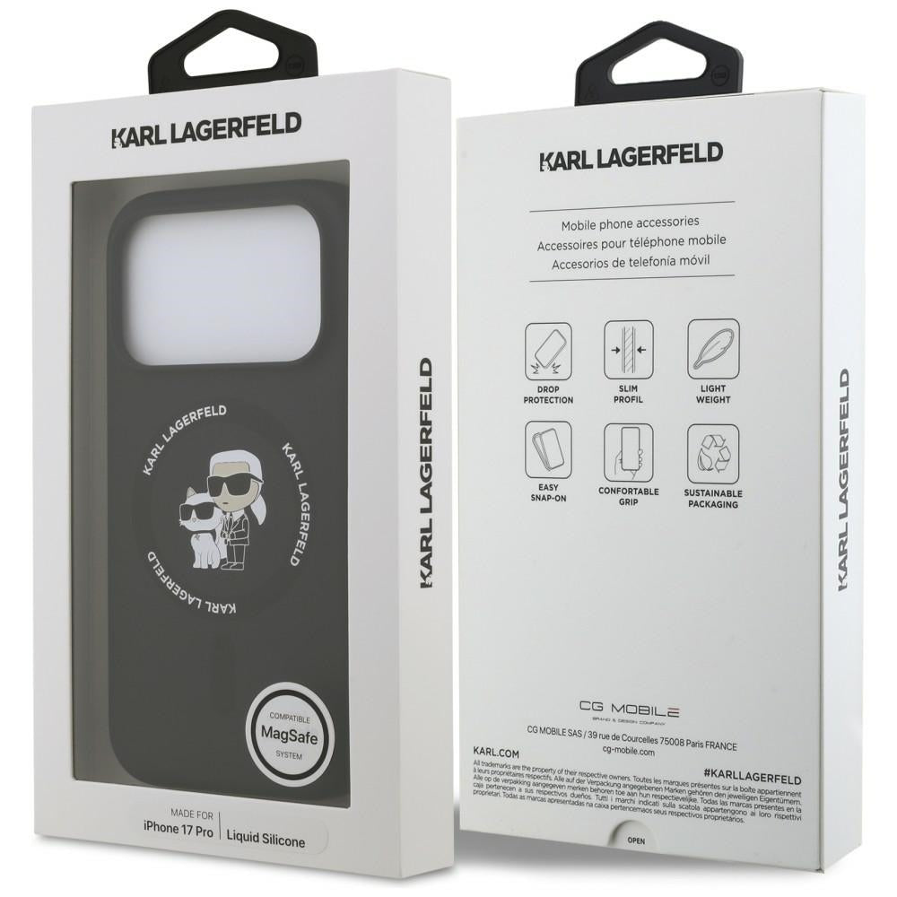 Husa de protectie Karl Lagerfeld compatibil cu iPhone 18 Pro Max / iPhone 17 Pro Max, Negru