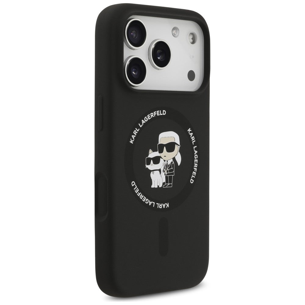Husa de protectie Karl Lagerfeld compatibil cu iPhone 18 Pro Max / iPhone 17 Pro Max, Negru