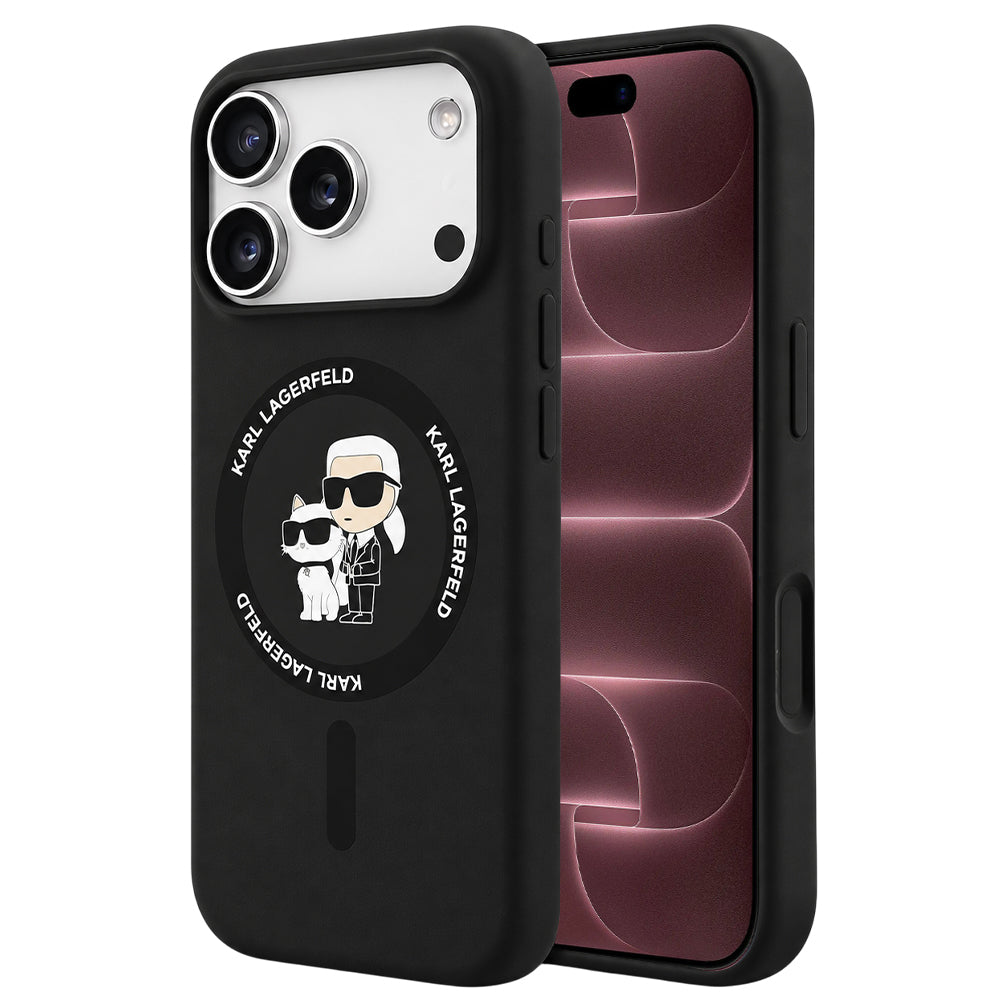 Husa de protectie Karl Lagerfeld compatibil cu iPhone 18 Pro Max / iPhone 17 Pro Max, Negru