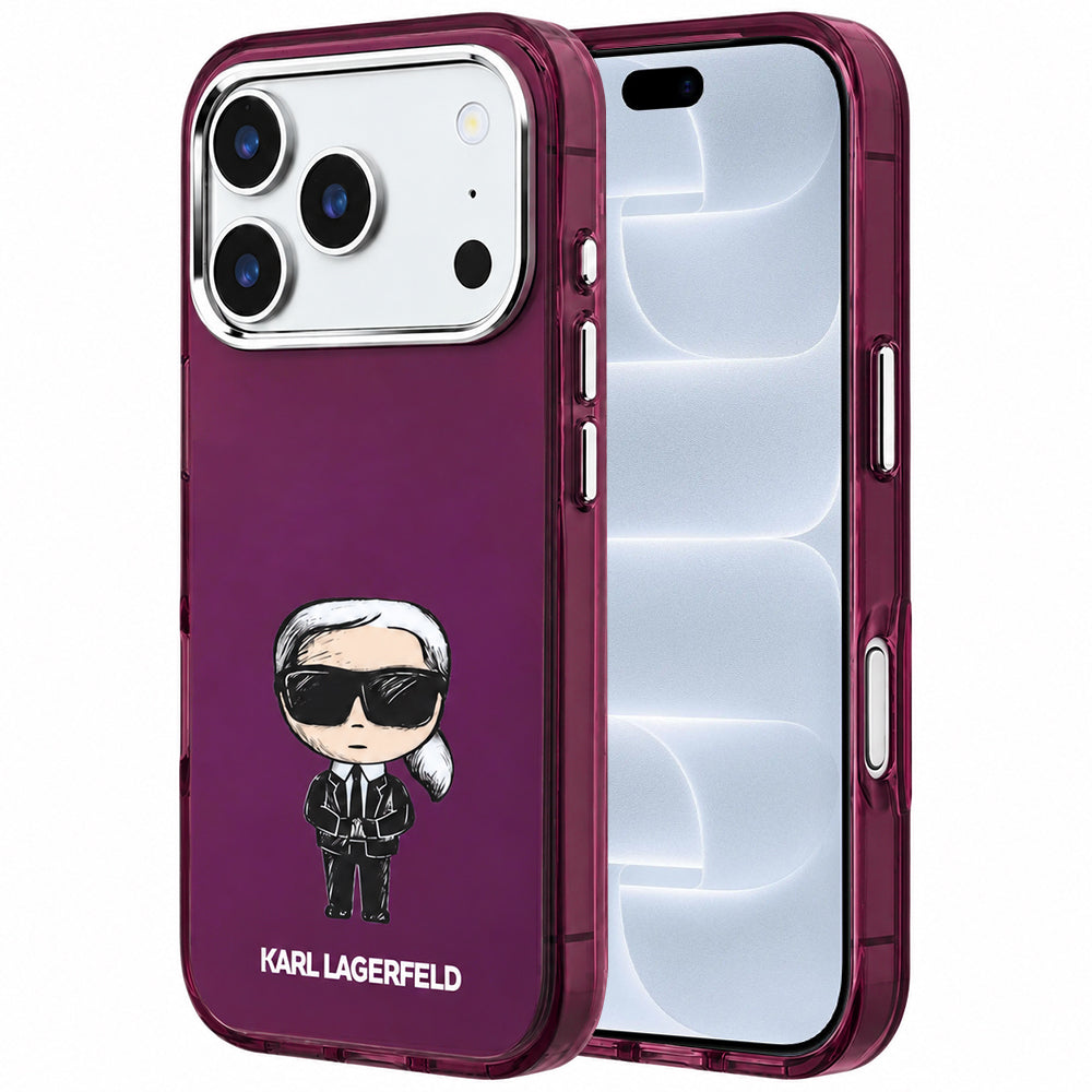 Husa de protectie Karl Lagerfeld compatibil cu iPhone 17 Pro / iPhone 18 Pro, Negru