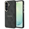 Husa de protectie Guess Leather 4G compatibil cu Samsung Galaxy S26 FE, Negru