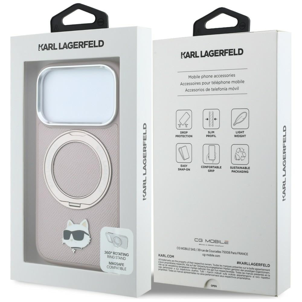 Husa de protectie Karl Lagerfeld compatibil cu iPhone 18 Pro Max / iPhone 17 Pro Max, Alb