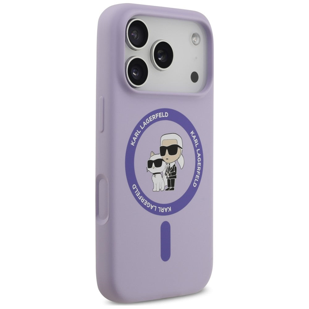 Husa de protectie Karl Lagerfeld compatibil cu iPhone 18 Pro Max / iPhone 17 Pro Max, Mov