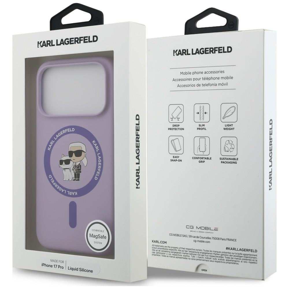 Husa de protectie Karl Lagerfeld compatibil cu iPhone 18 Pro Max / iPhone 17 Pro Max, Mov