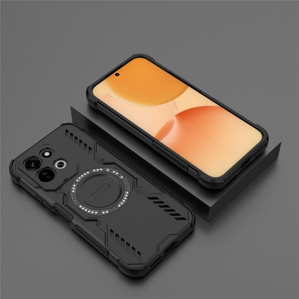 Husa de protectie Techsuit ArmorMag compatibil cu Xiaomi Redmi 17 4G / Redmi 17 5G, Negru
