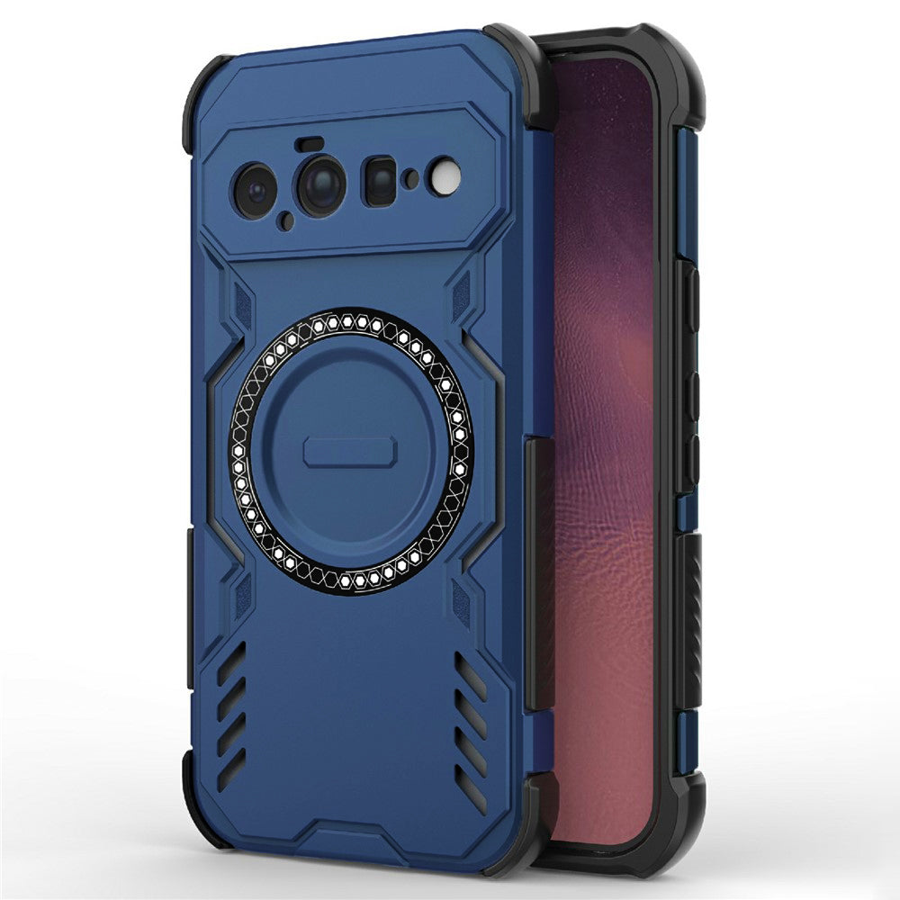 Husa de protectie Techsuit ArmorMag compatibil cu Google Pixel 11, Albastru