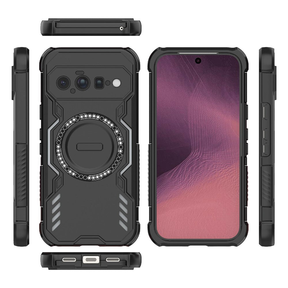 Husa de protectie Techsuit ArmorMag compatibil cu Google Pixel 11, Negru