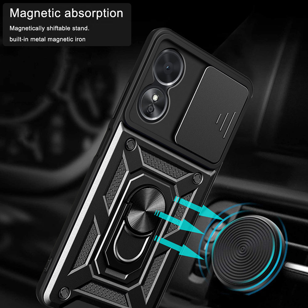 Techsuit - CamShield Series - Oppo A17 - Black