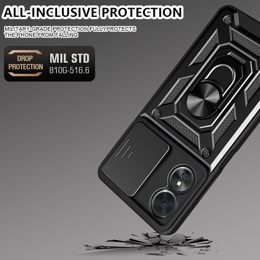 Techsuit - CamShield Series - Oppo A58 5G / A78 5G - Black