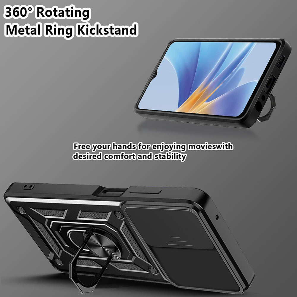 Techsuit - CamShield Series - Oppo A58 5G / A78 5G - Black