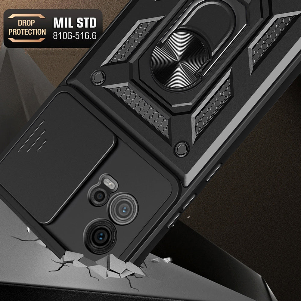 Techsuit - CamShield Series - Motorola Moto G72 - Black