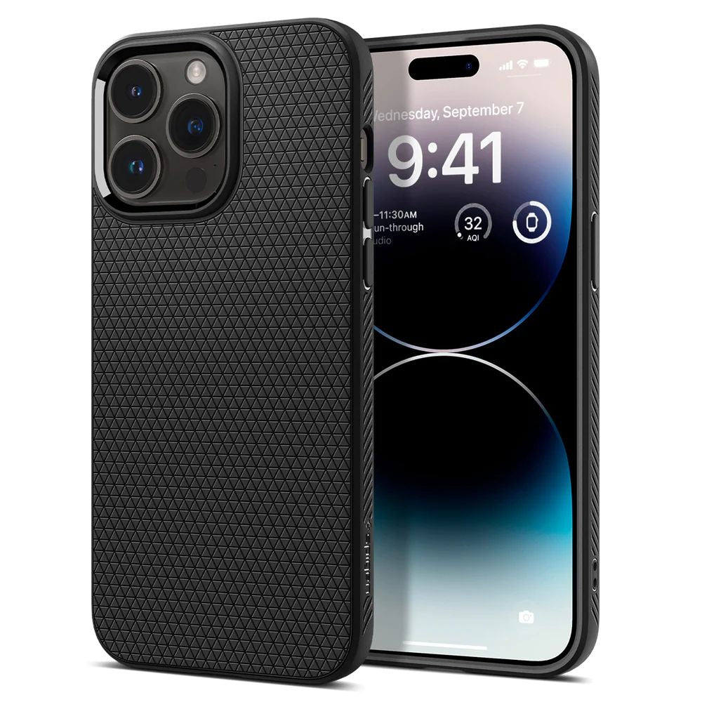 Spigen - Liquid Air (ACS04957) - iPhone 14 Pro - Matte Black