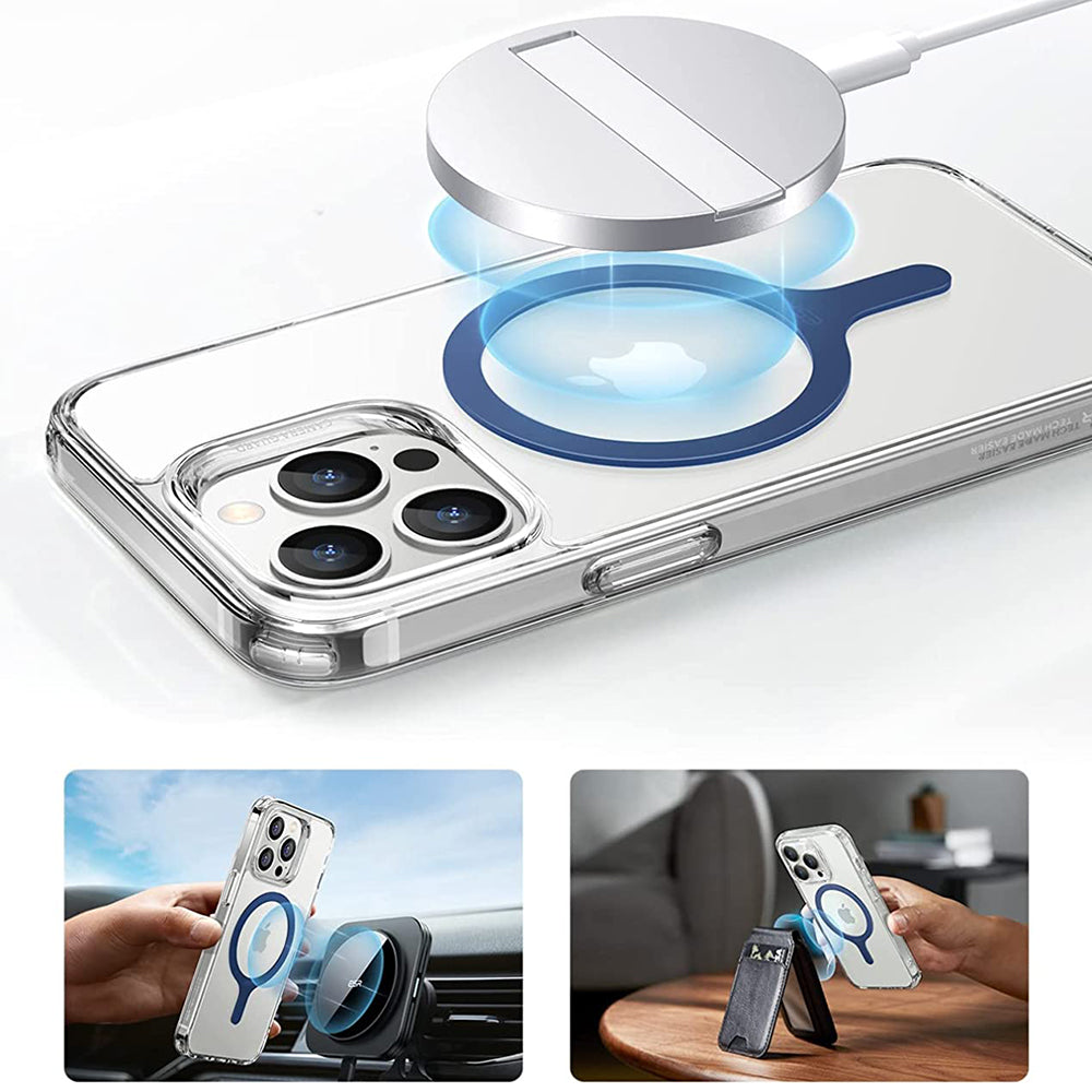 ESR Suport ESR Adapter HaloLock (set de 2), Compatible with MagSafe Wireless Charging, Universal Phone Ring for Samsung,