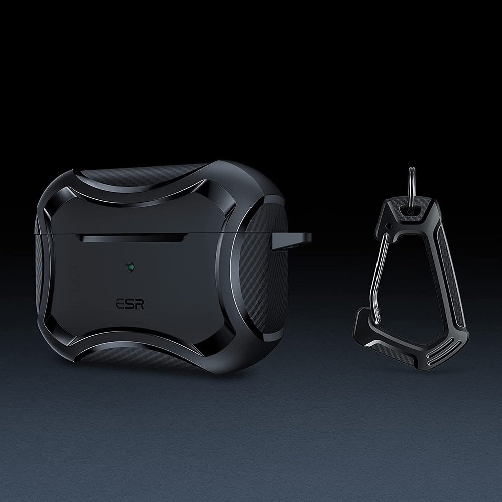ESR - Cyber Armor Tough Case HaloLock - Apple AirPods Pro 1 / 2 - Black