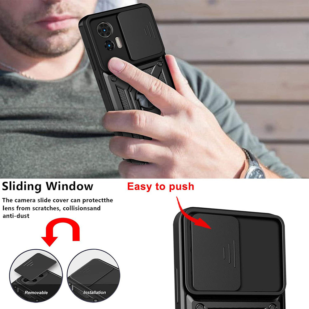 Techsuit - CamShield Series - Motorola Edge 30 Neo - Black