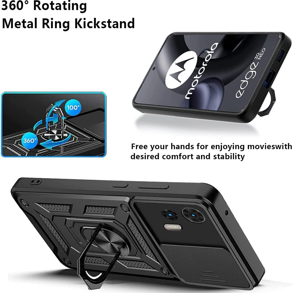 Techsuit - CamShield Series - Motorola Edge 30 Neo - Black