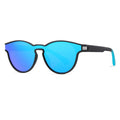 Techsuit - Sunglasses Polarised TR90 (TR7545) - UV Protection - Matte Black / Blue Green