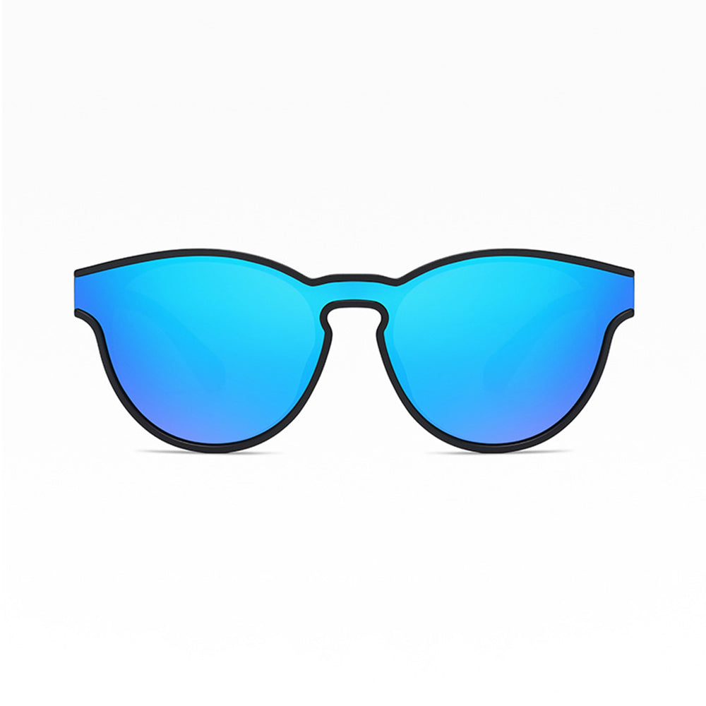 Techsuit - Sunglasses Polarised TR90 (TR7545) - UV Protection - Matte Black / Blue Green