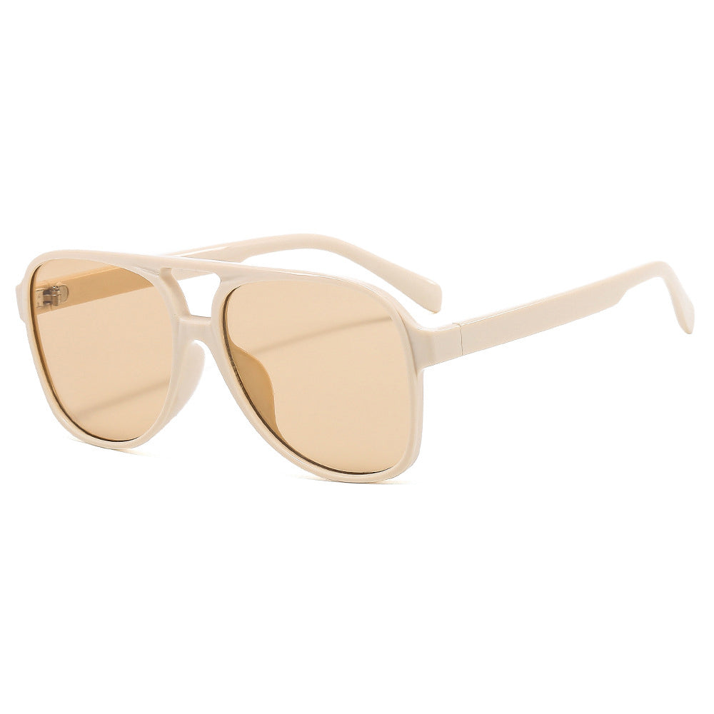 Techsuit - Sunglasses (98061) - UV Protection, for Women and Men - Beige / Tea