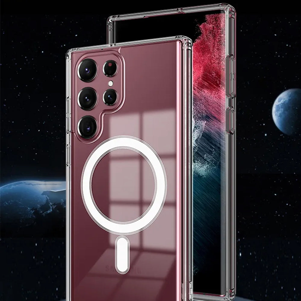 TechSuit Husa de protectie Techsuit MagSafe Pro compatibil cu Samsung Galaxy S23 Ultra, Transparent – imagine 5