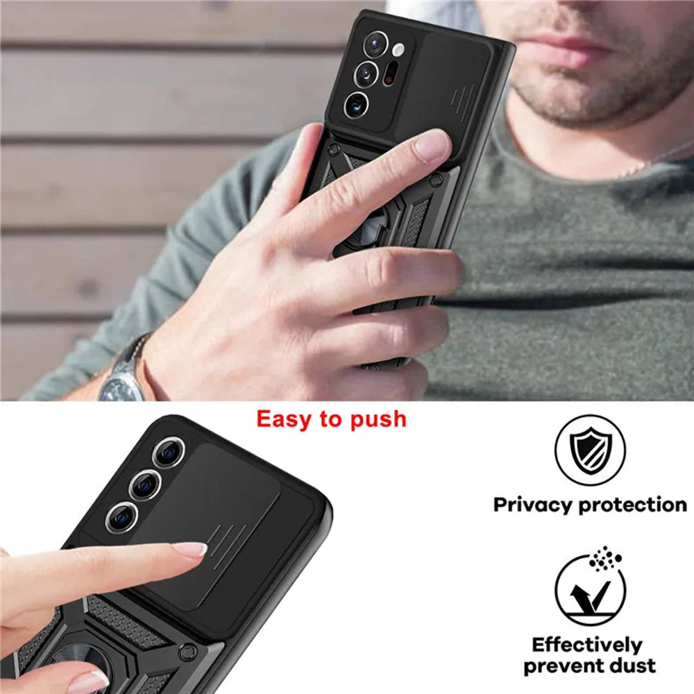 Techsuit - CamShield Series - Samsung Galaxy Note 20 Ultra / Note 20 Ultra 5G - Black