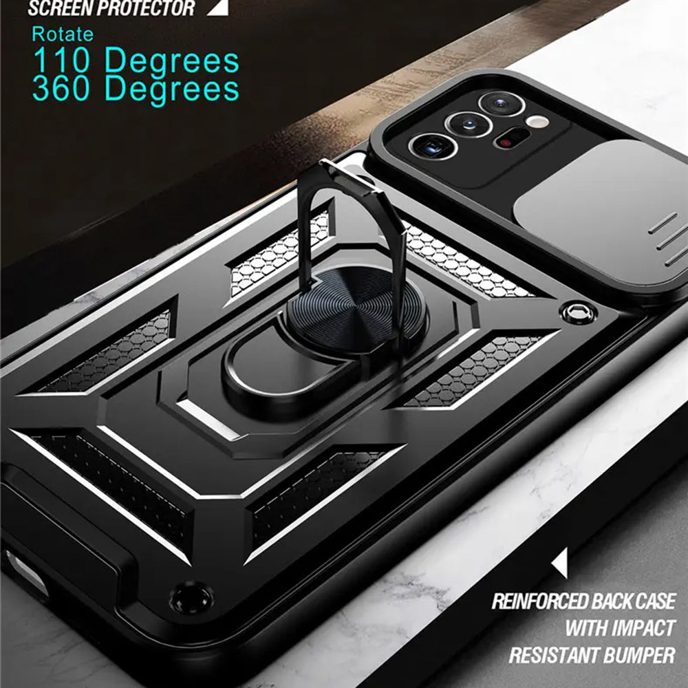 Techsuit - CamShield Series - Samsung Galaxy Note 20 Ultra / Note 20 Ultra 5G - Black