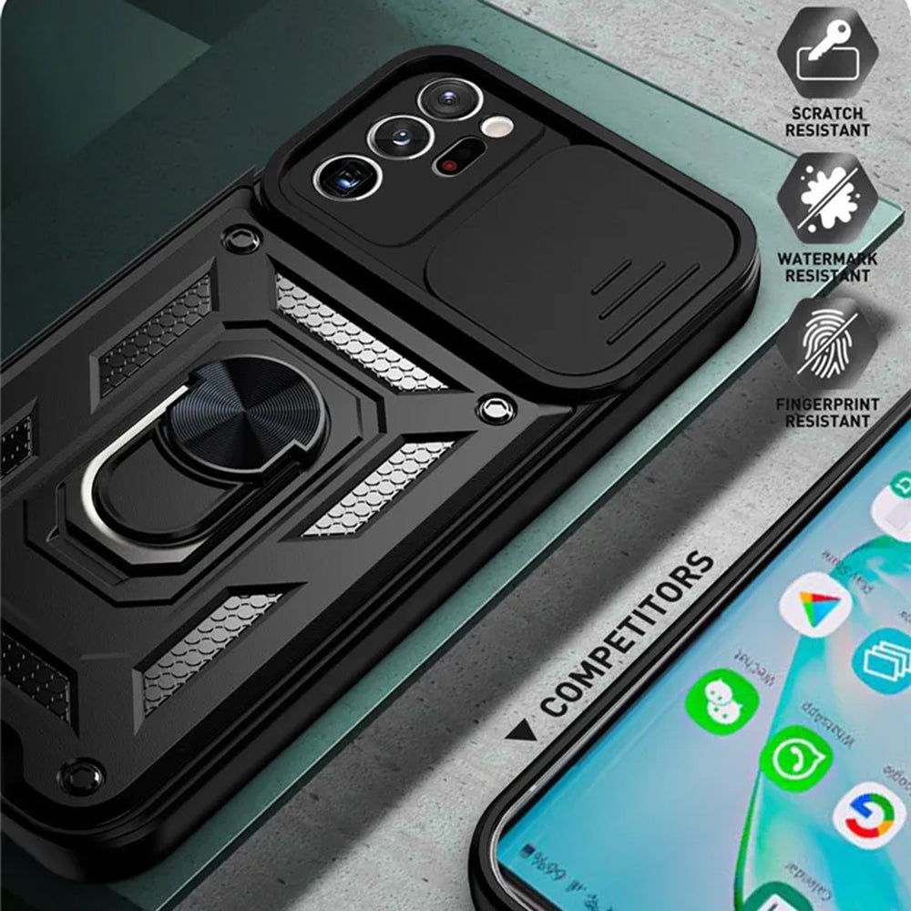 Techsuit - CamShield Series - Samsung Galaxy Note 20 Ultra / Note 20 Ultra 5G - Black