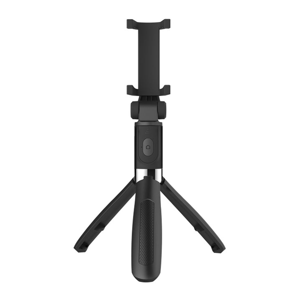 Techsuit - Selfie Stick (L01s) - Tripod Stable Mount with Extendable Arm, Bluetooth Remote Control, 70cm - Black