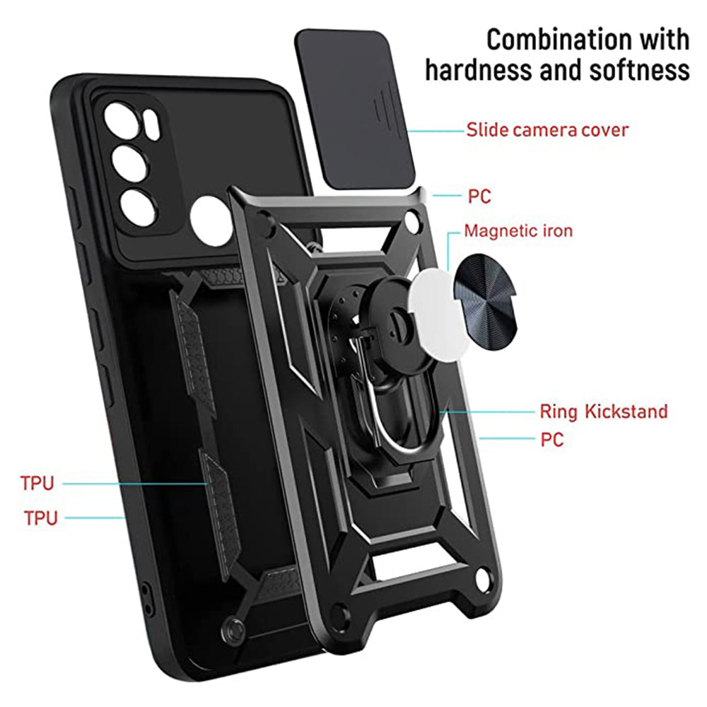 Techsuit - CamShield Series - Motorola Moto E20 / E30 / E40 - Black