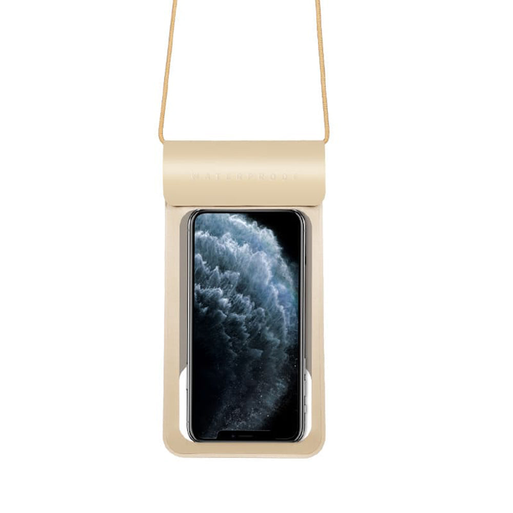 Techsuit - Waterproof Case (TWC1) - for Phones with max. 6.8", IPX8, 30m - Gold