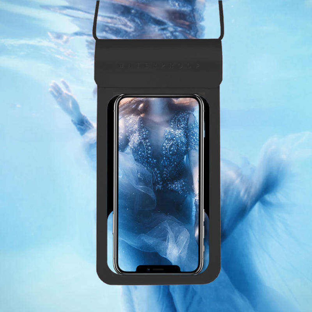 Techsuit - Waterproof Case (TWC1) - for Phones with max. 6.8", IPX8, 30m - Gold