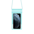 Techsuit - Waterproof Case (TWC1) - for Phones with max. 6.8", IPX8, 30m - Cyan