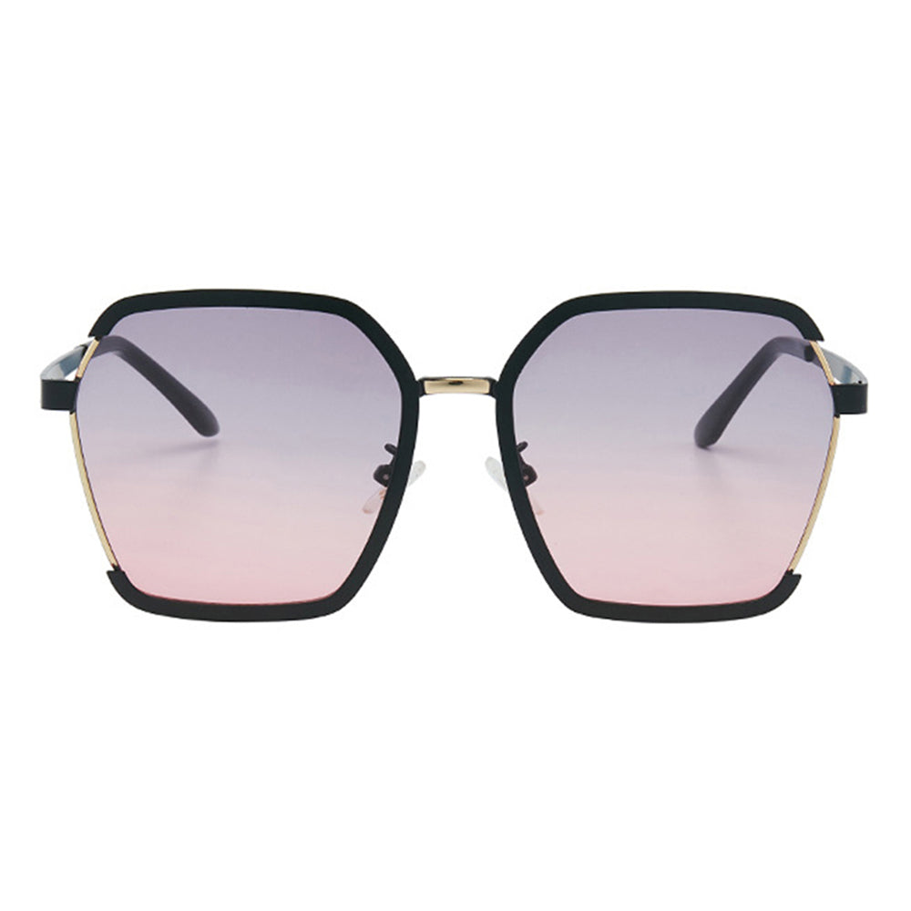 Techsuit - Sunglasses Polarised PC (191) - UV Protection - Black / Grey / Pink