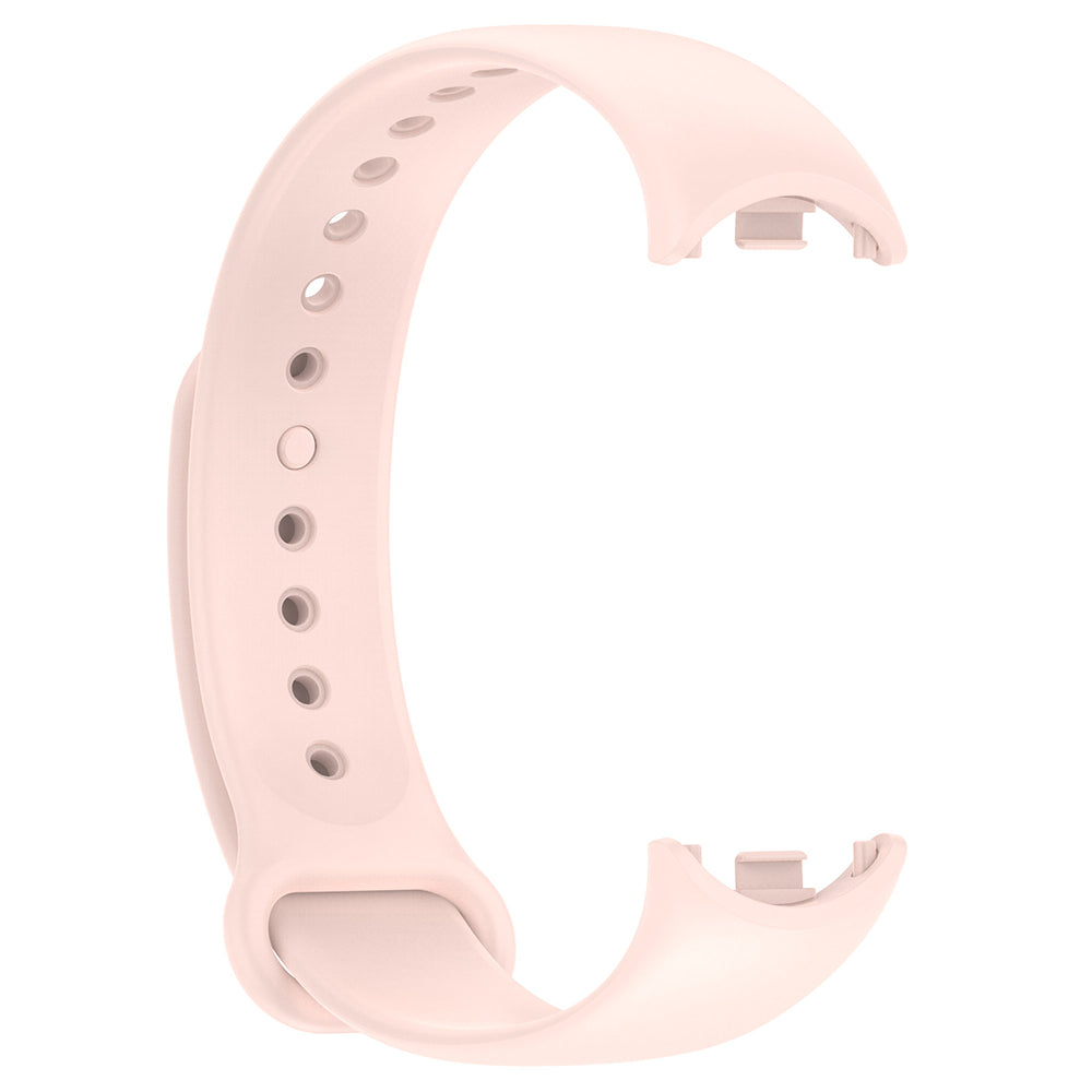 TechSuit Curea smartwatch Techsuit Watchband (W014) compatibil cu Xiaomi Mi Band 8 / 8 NFC / 9 / 9 NFC / 10, Roz – imagi