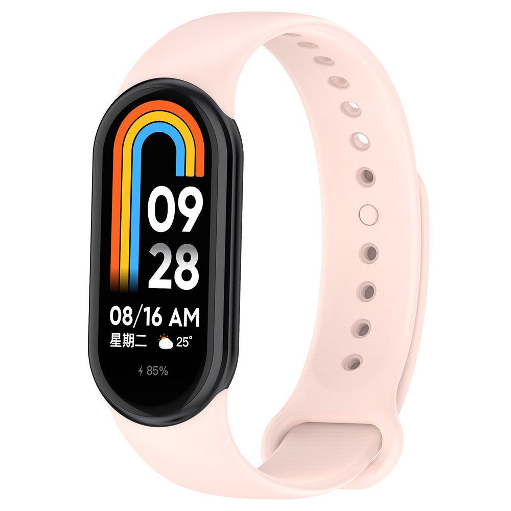 TechSuit Curea smartwatch Techsuit Watchband (W014) compatibil cu Xiaomi Mi Band 8 / 8 NFC / 9 / 9 NFC / 10, Roz