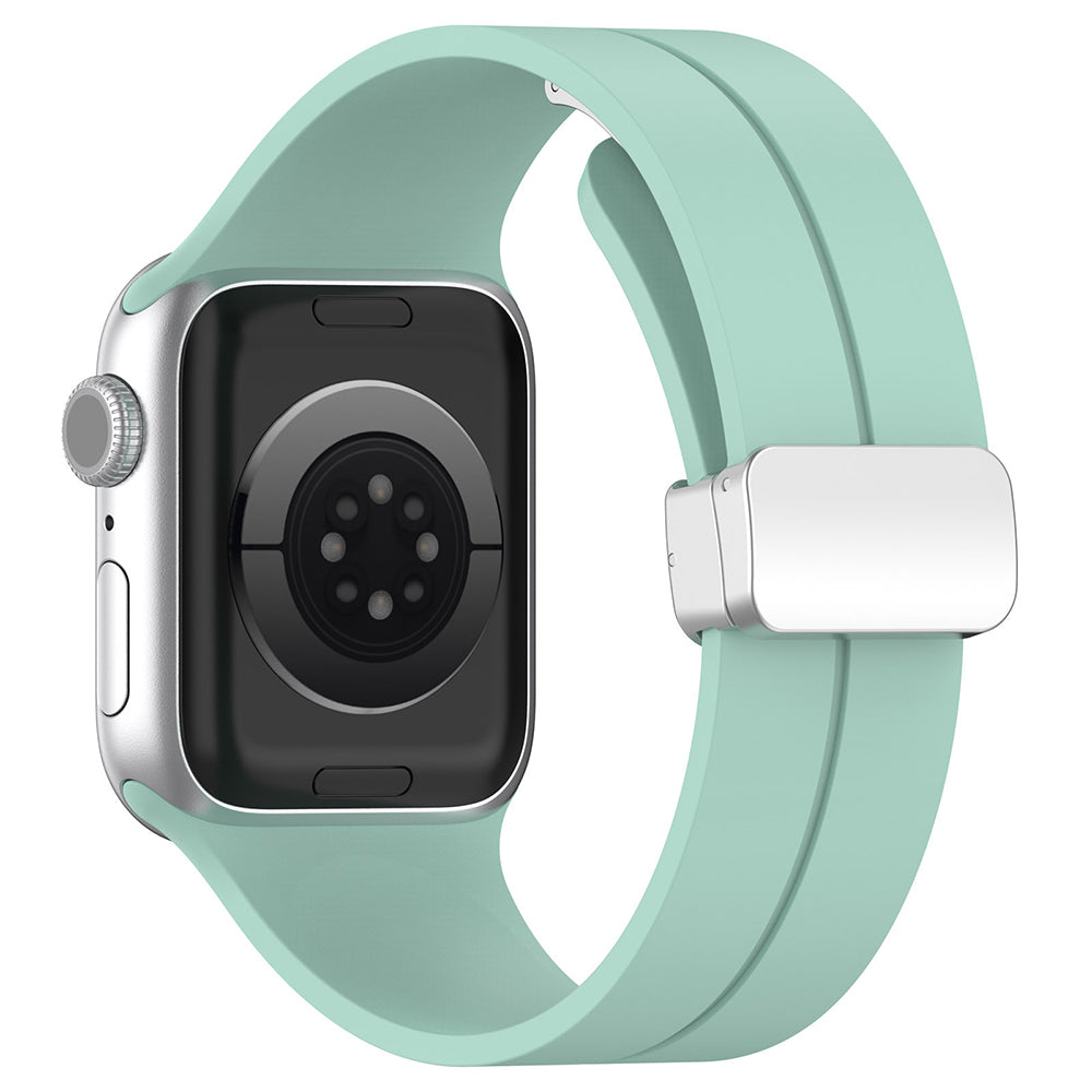 Techsuit - Watchband (W011) - Apple Watch 1/2/3/4/5/6/7/8/9/10/11/SE/SE 2/SE 3/Ultra/2/3 (42/44/45/46/49mm) - Teal Green
