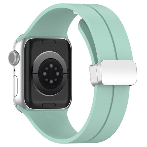 Techsuit - Watchband (W011) - Apple Watch 1/2/3/4/5/6/7/8/9/10/11/SE/SE 2/SE 3/Ultra/2/3 (42/44/45/46/49mm) - Teal Green