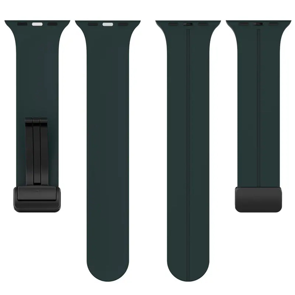 Techsuit - Watchband (W011) - Apple Watch 1/2/3/4/5/6/7/8/9/10/11/SE/SE 2/SE 3/Ultra/2/3 (42/44/45/46/49mm) - Teal Green