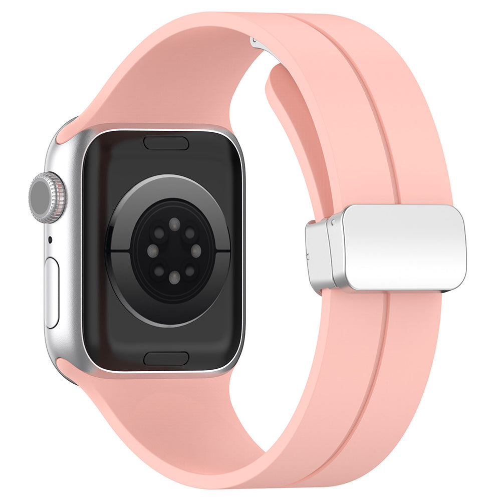 Techsuit - Watchband (W011) - Apple Watch 1/2/3/4/5/6/7/8/9/10/11/SE/SE 2/SE 3/Ultra/2/3 (42/44/45/46/49mm) - Pink