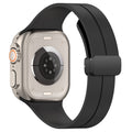 Techsuit - Watchband (W011) - Apple Watch 1/2/3/4/5/6/7/8/9/10/11/SE/SE 2/SE 3 (38/40/41/42mm) - Black